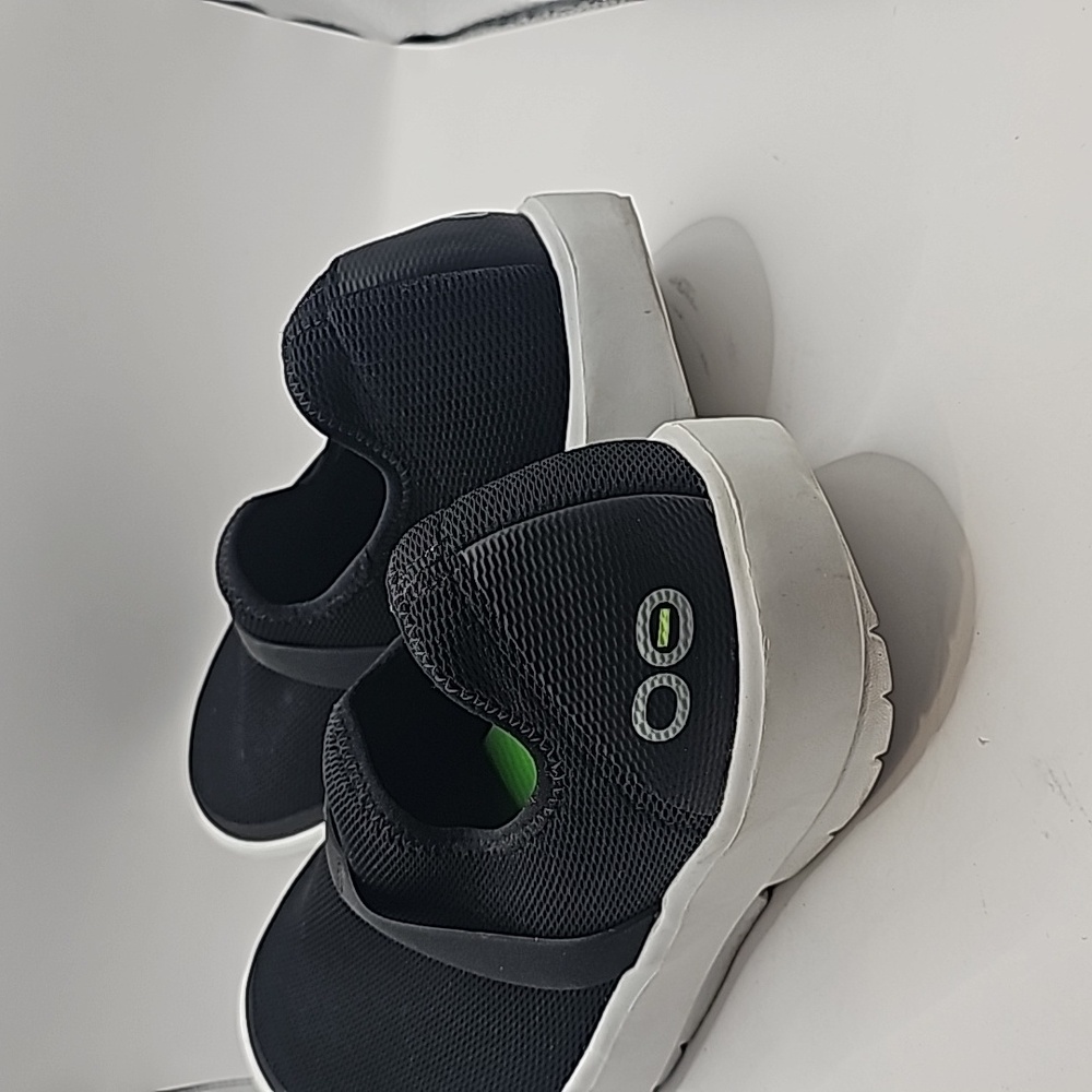 Oofos OOmg Low Slip On Shoes Womens 12 black Recovery Comfort Mesh Sneakers - Picture 3 of 6